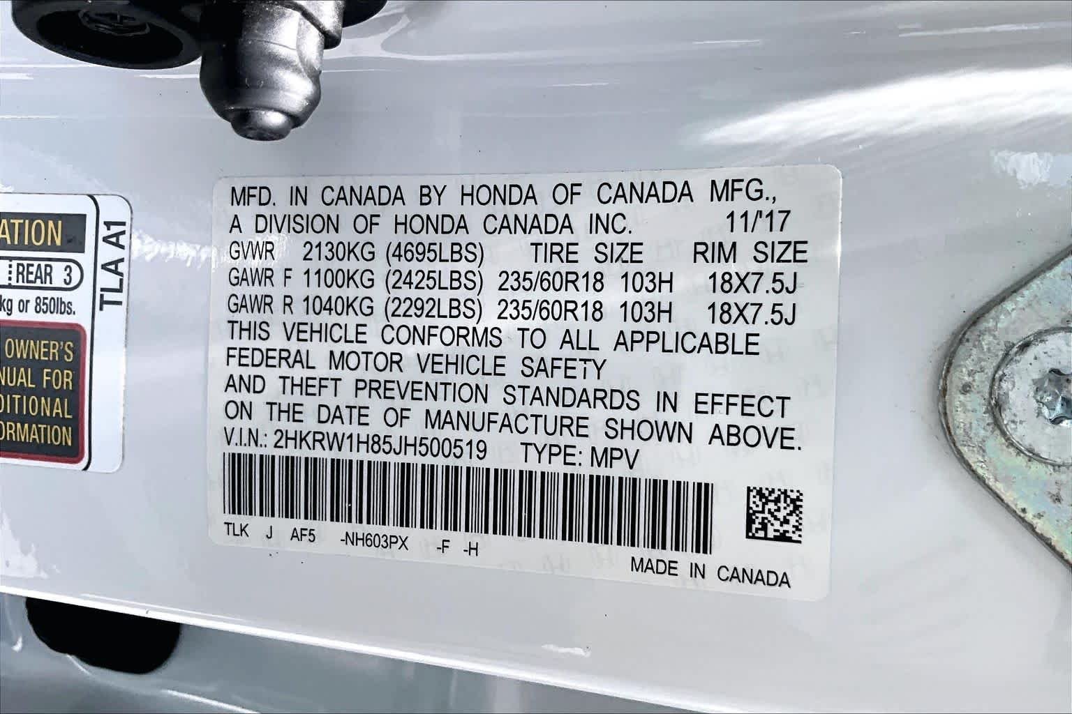 Used 2018 Lunar Silver Metallic Honda EX-L image 33