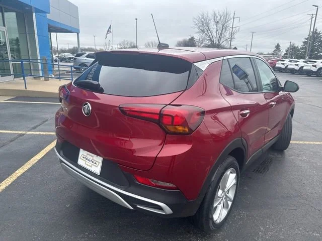 Used 2021 Chili Red Metallic Buick Preferred image 3