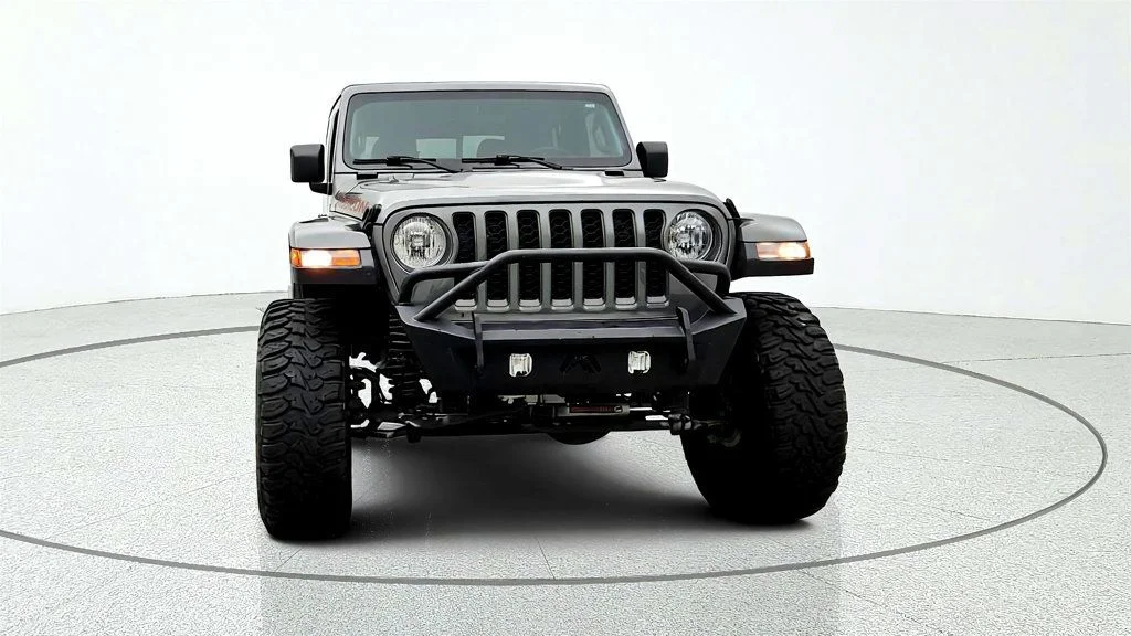 Used 2021 Sting-Gray Clearcoat Jeep Rubicon 4x4 w/ 8-Speed Auto & Freedom Top Hardtop image 2