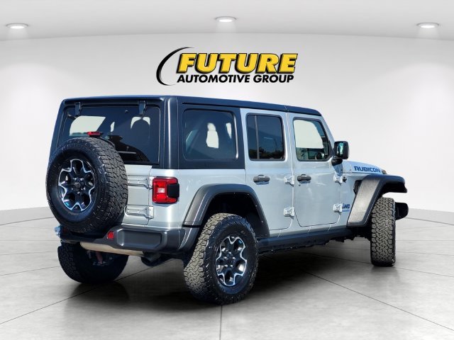 Used 2023 Silver Jeep Rubicon 4xe image 4