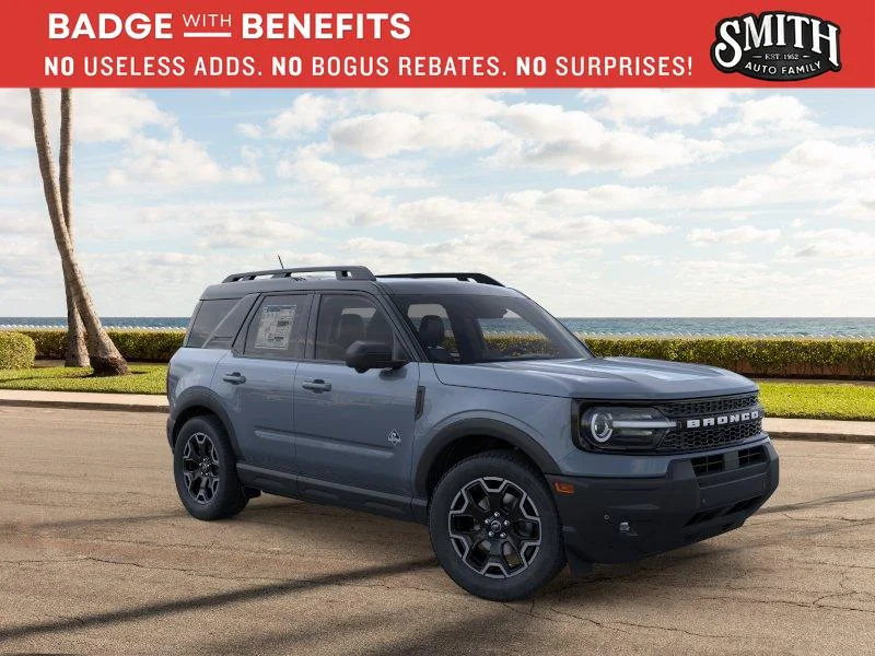 New 2025 Azure Gray Metallic Tri-Coat Ford Outer Banks® image 8