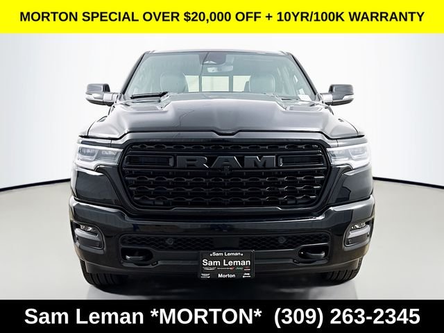 New 2026 Diamond Black Crystal Pearl-Coat Exterior Paint Ram Limited image 2