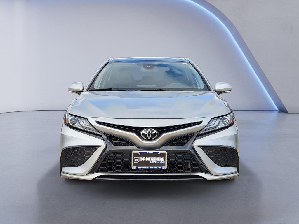 Used 2021 Celestial Silver Metallic Toyota XSE image 2