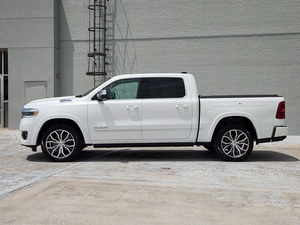 Used 2025 Ivory White Tri-Coat Pearlcoat Ram Tungsten image 5