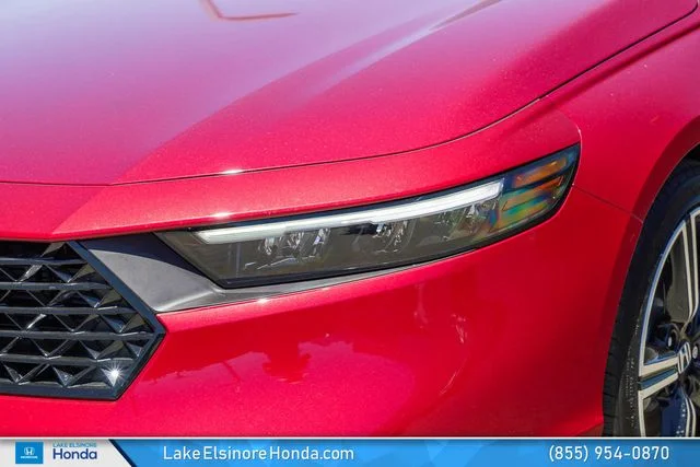 New 2026 Radiant Red Metallic Honda Sport Hybrid image 5