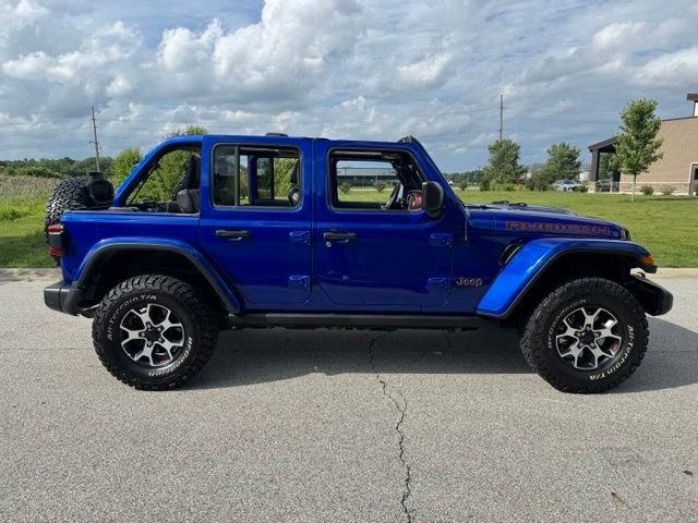 Used 2019 Ocean Blue Metallic Jeep Unlimited Rubicon image 2