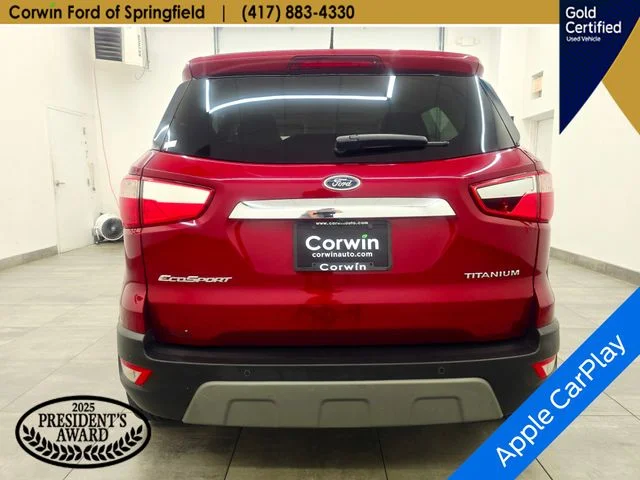 Certified Used 2021 Ruby Red Metallic Ford Titanium image 5