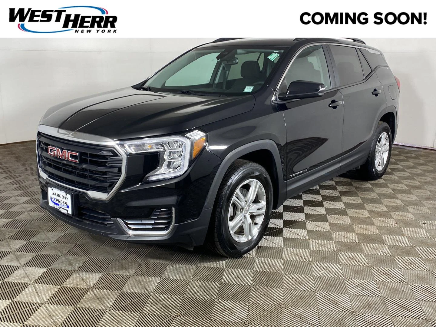 Used 2023 Ebony Twilight Metallic GMC SLE image 1