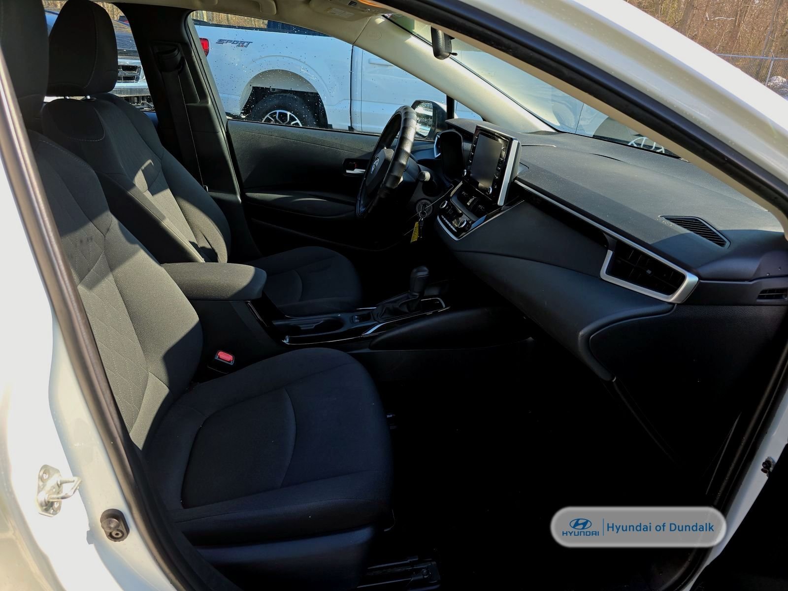 Used 2021 White Toyota LE image 11