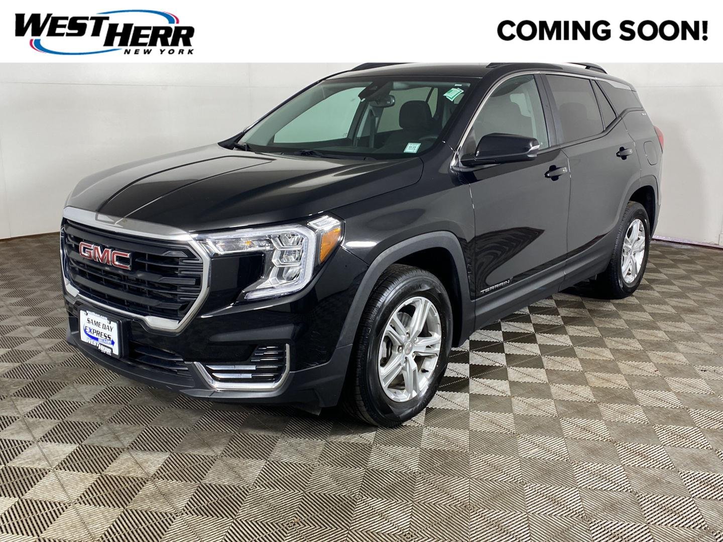 Used 2023 Ebony Twilight Metallic GMC SLE image 1