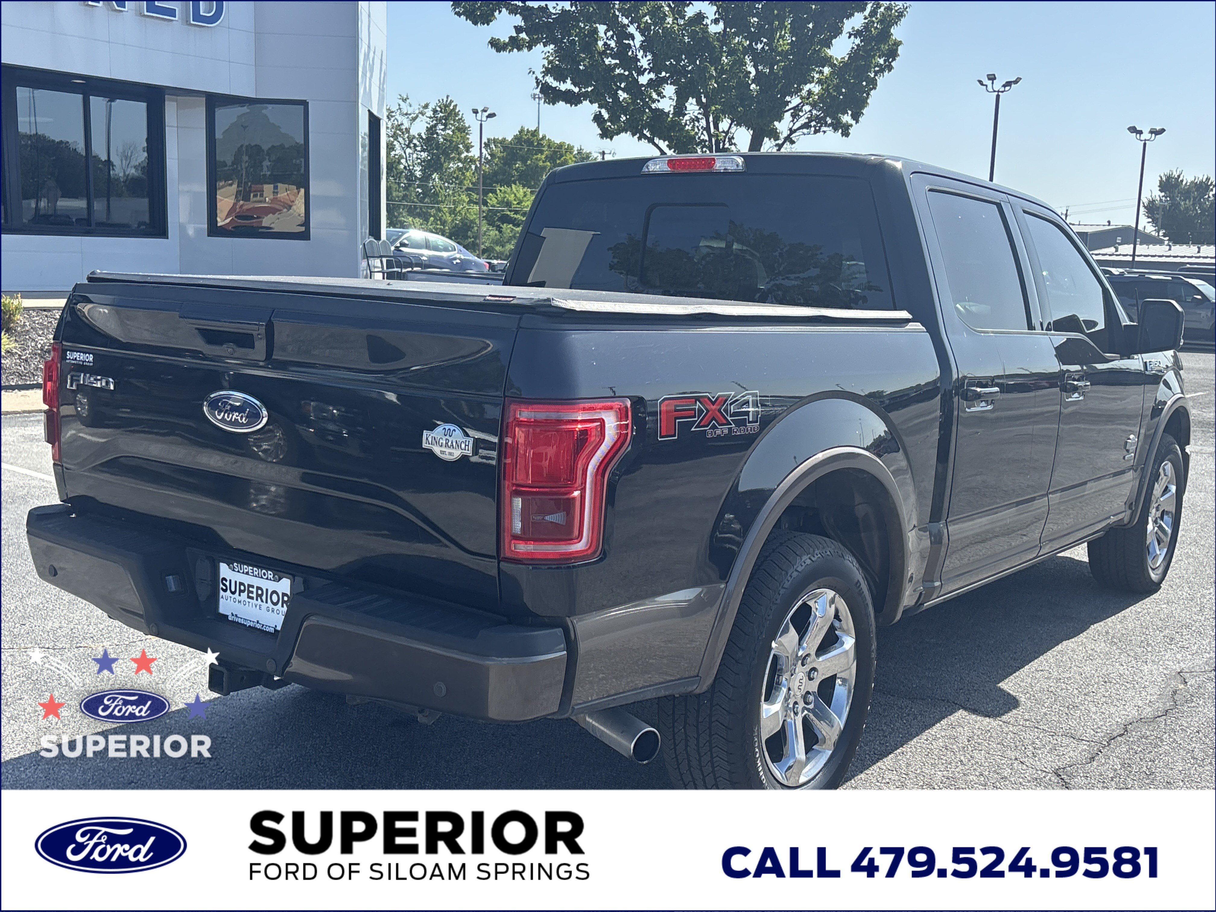 Used 2015 Tuxedo Black Metallic Ford King Ranch 4WD image 3