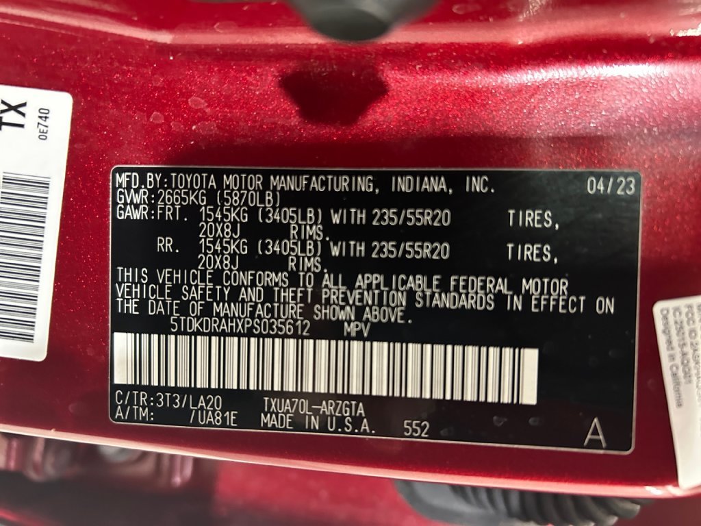 Used 2023 Red Toyota Platinum image 20
