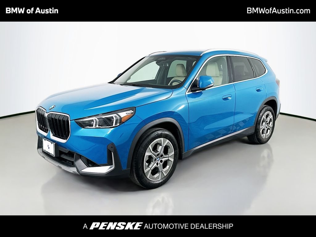 Certified Used 2023 Blue Bay Lagoon Metallic BMW xDrive28i image 1
