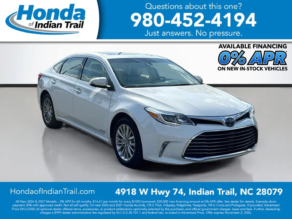 2016 Toyota Avalon Limited