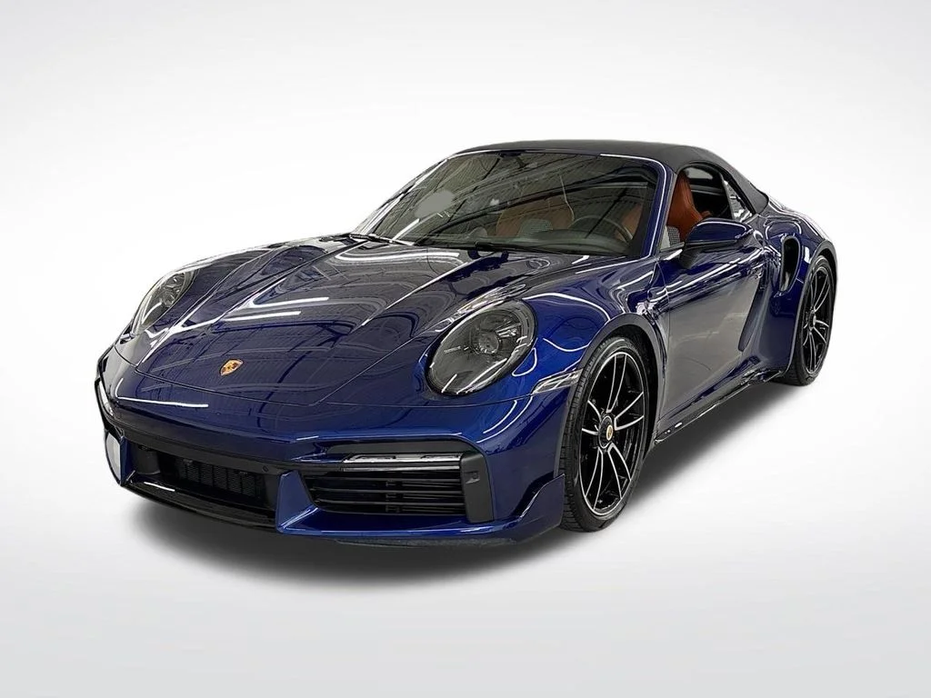 Used 2023 Blue Porsche Turbo S image 1