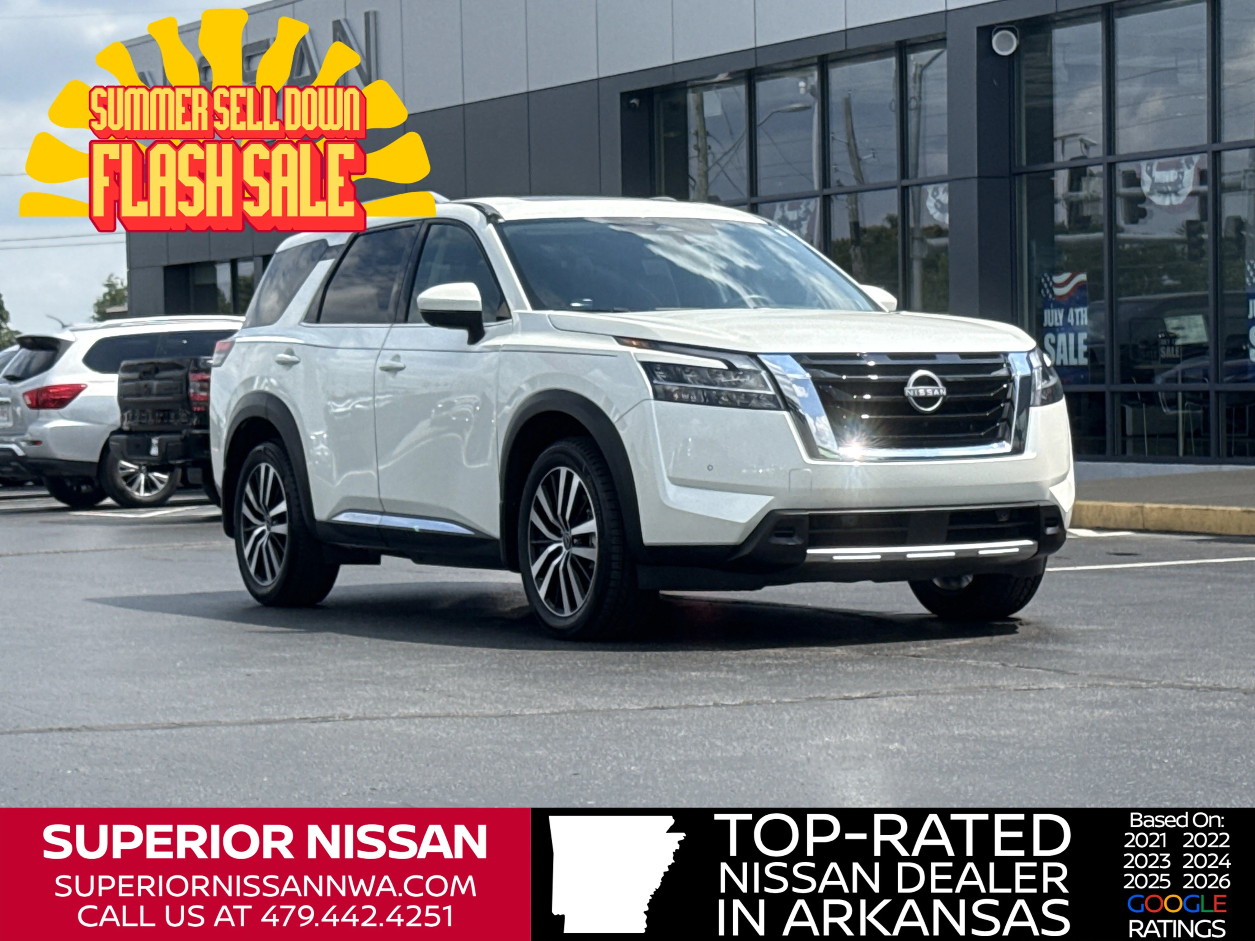 Certified Used 2024 Pearl White Tricoat Nissan Platinum 4WD image 1