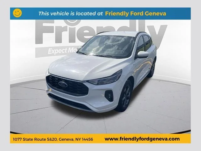 Used 2023 White Metallic Ford ST-Line Select image 1