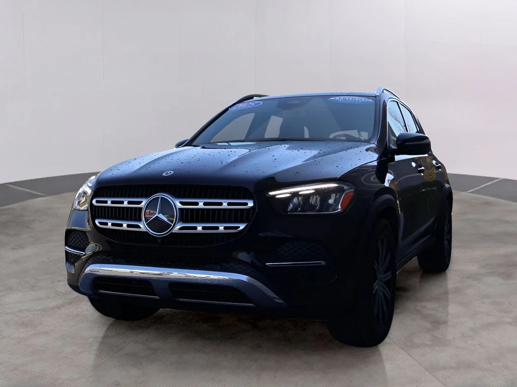 Certified Used 2025 Obsidian Black Metallic Mercedes-Benz GLE 350 image 3