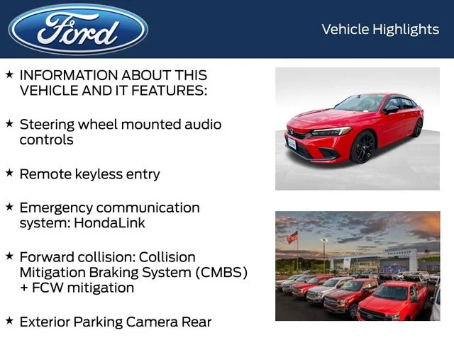 Used 2022 Red Honda Sport image 5
