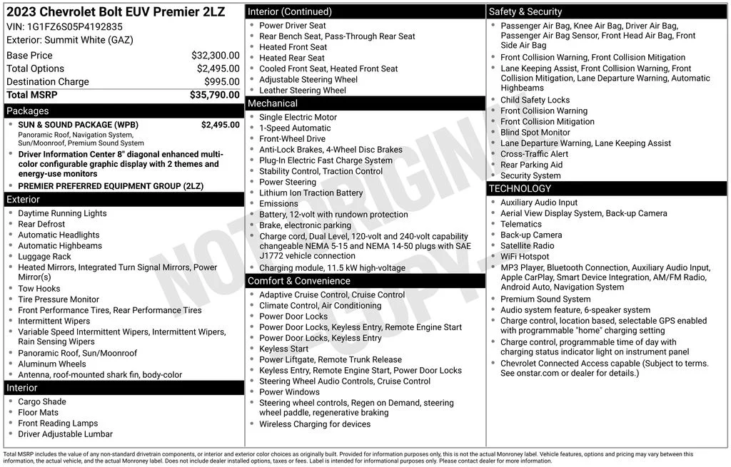 Used 2023 White Chevrolet Premier image 5