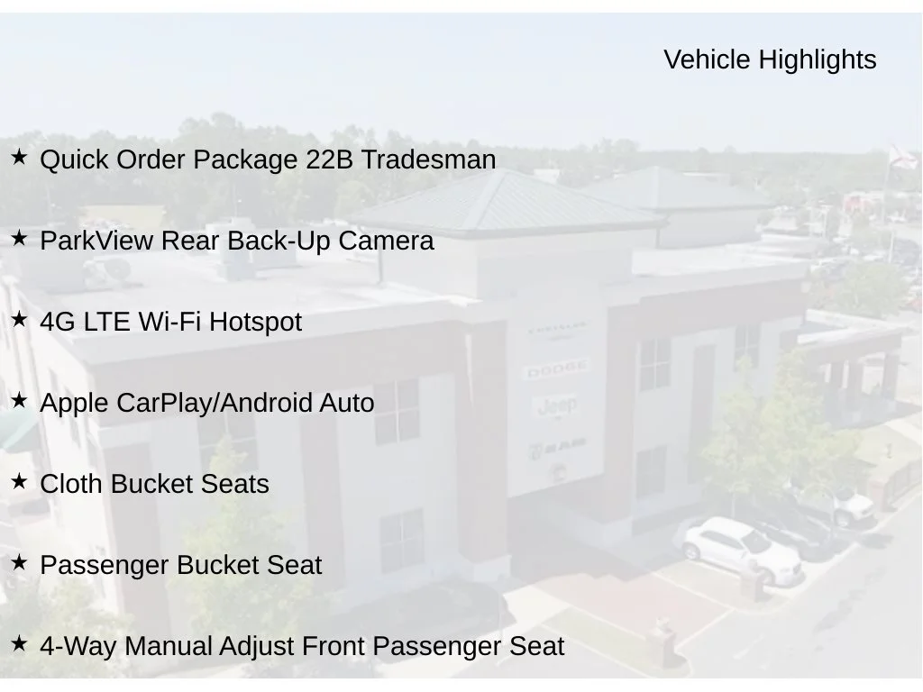 New 2026 Bright White Clear-Coat Exterior Paint RAM Low Roof image 5