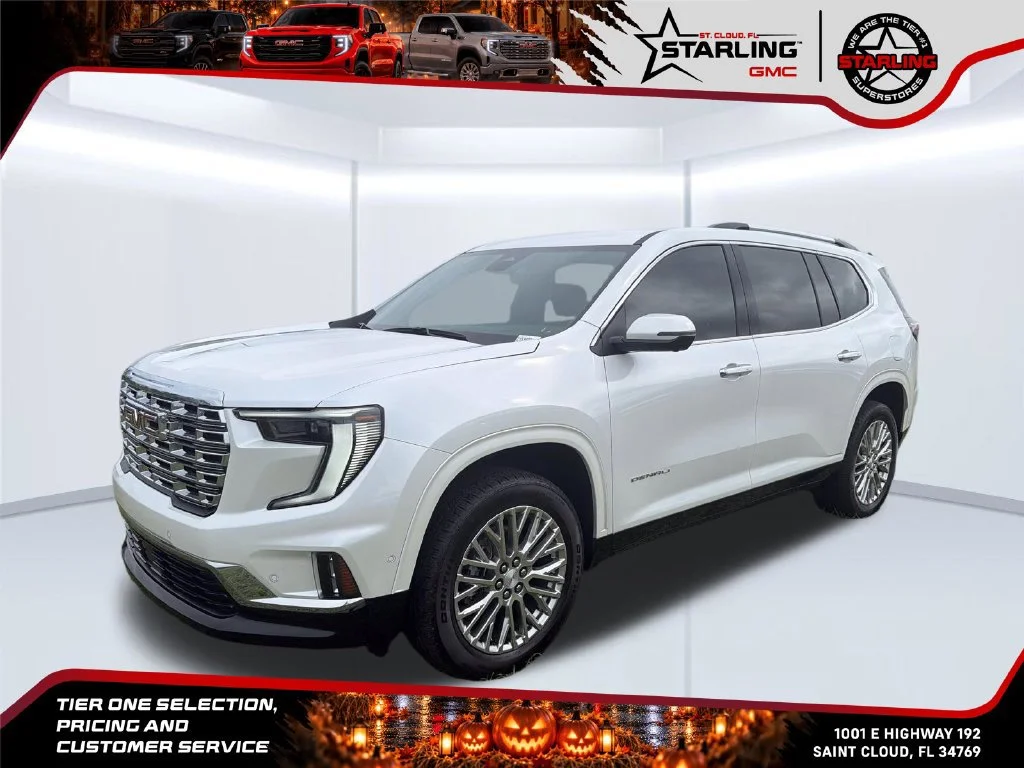 Used 2024 White Frost Tricoat GMC Denali image 1