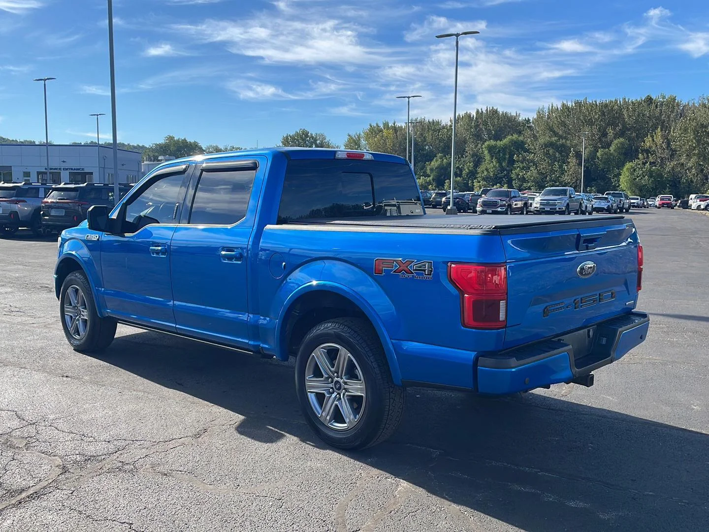 Certified Used 2020 Velocity Blue Ford LARIAT image 3