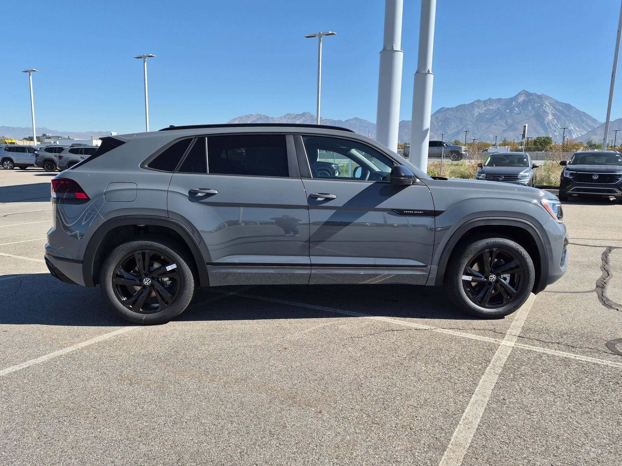 New 2026 Pure Gray Volkswagen 2.0T SEL R-Line Black image 2