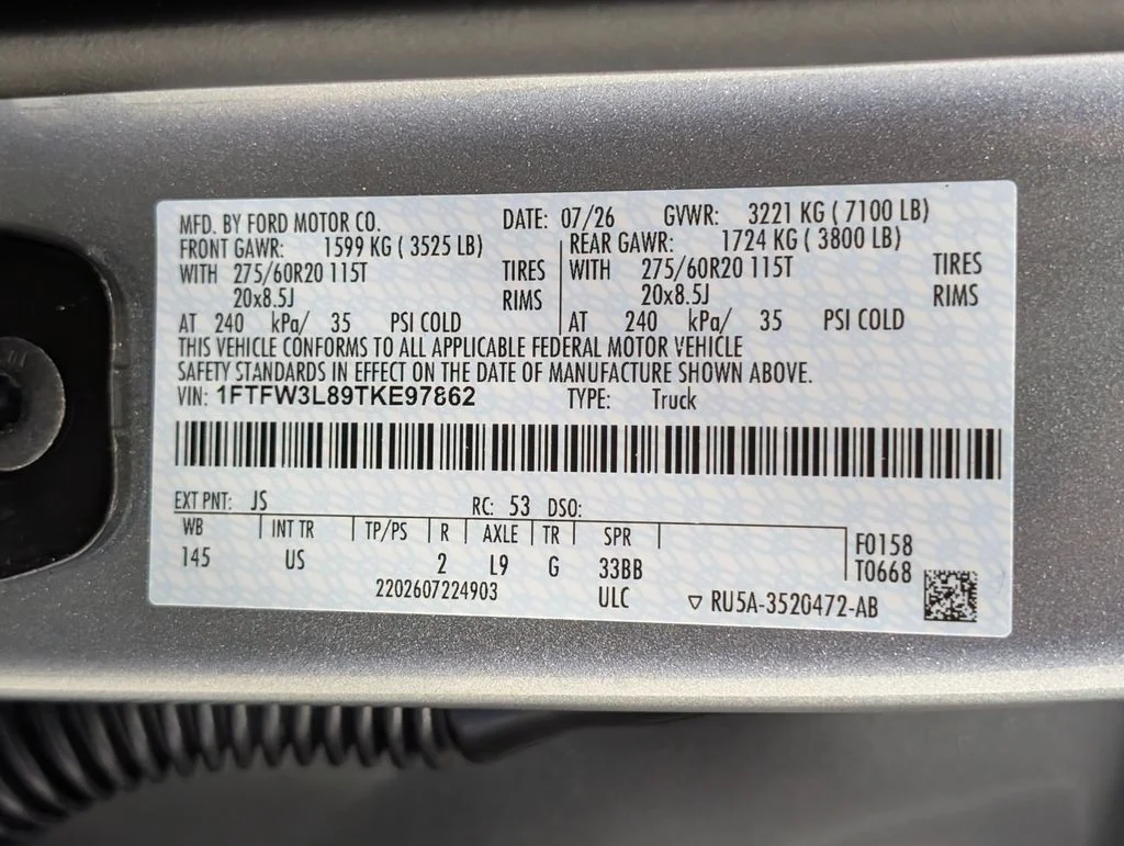 New 2026 Iconic Silver Metallic Ford XLT image 30