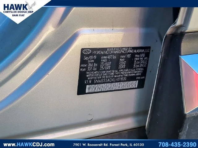 Used 2020 Silver Hyundai SEL image 14