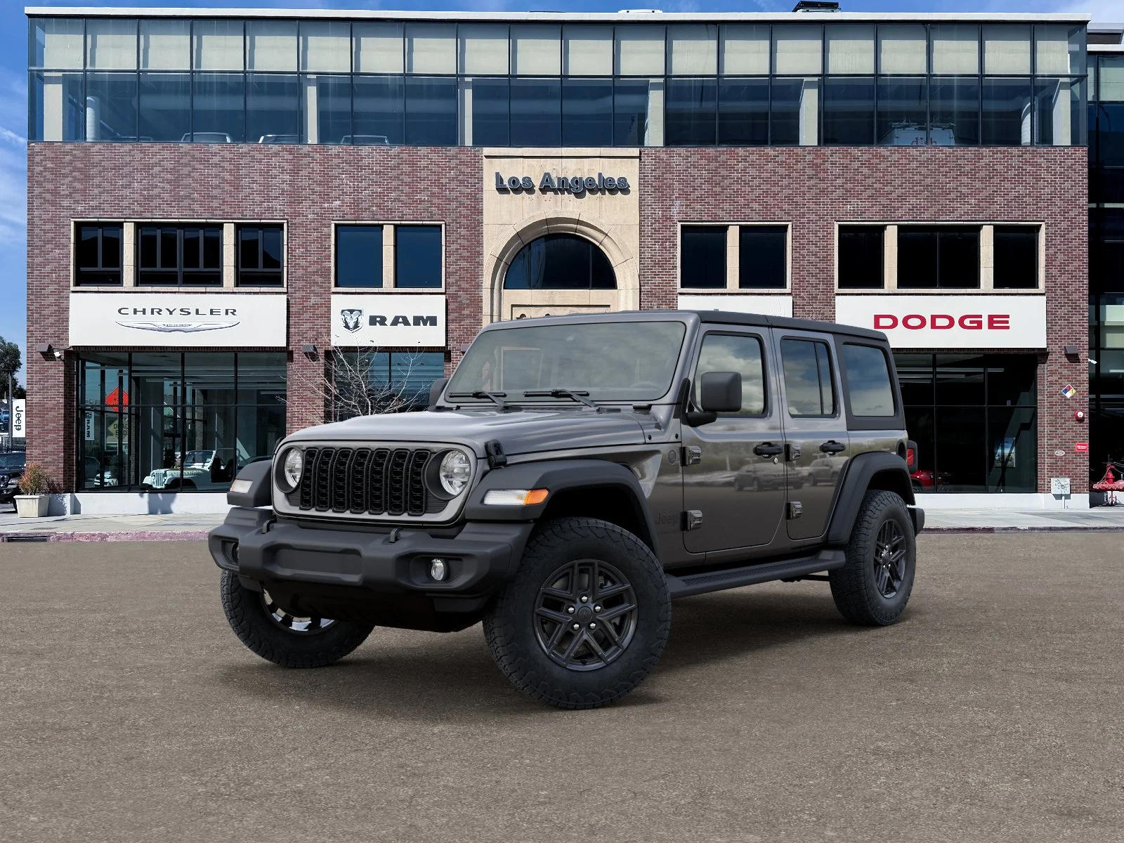 New 2026 Granite Crystal Metallic Clear-Coat Exterior Paint Jeep Sport S image 27