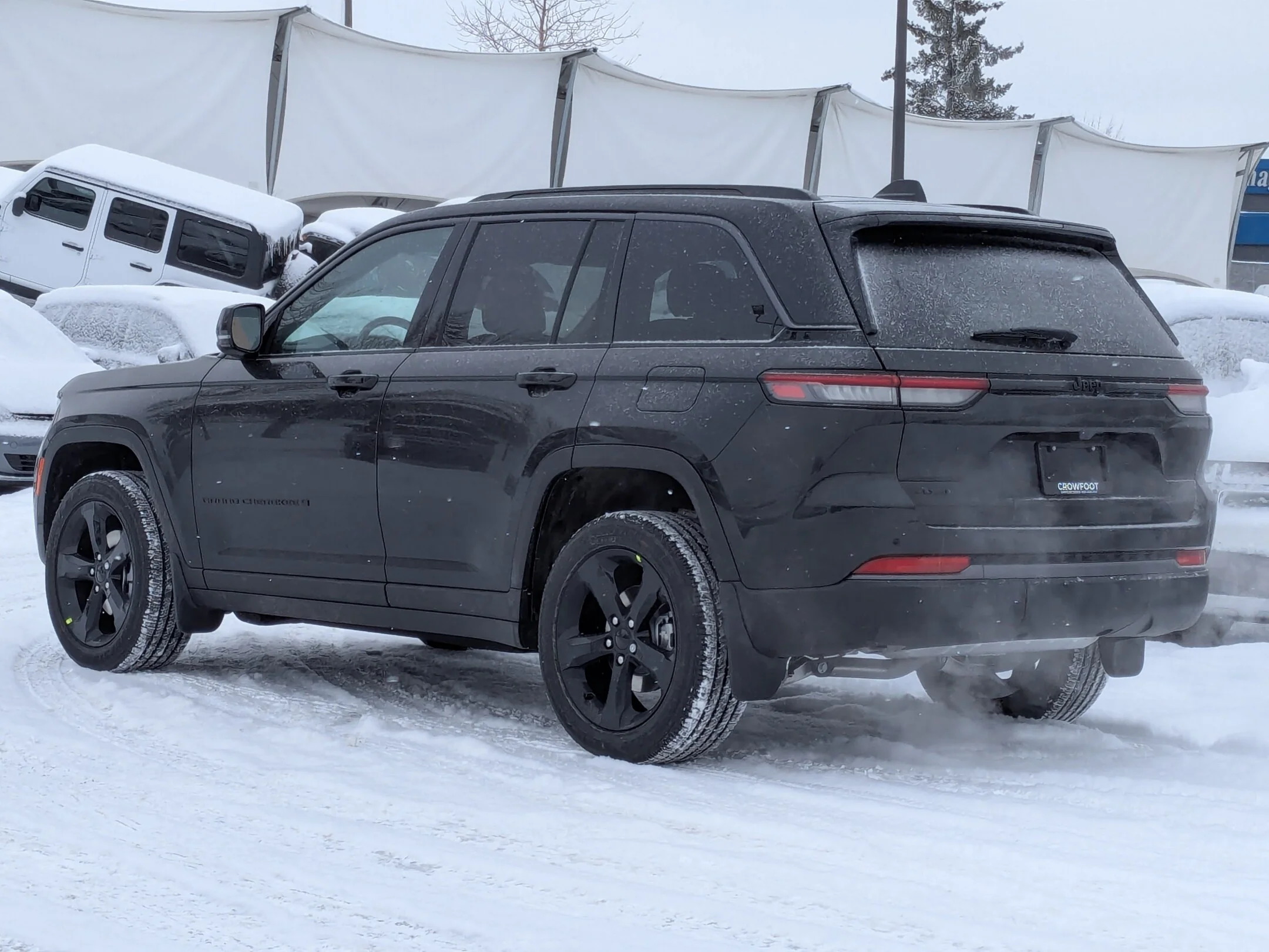 New 2026 Black Jeep Altitude - - Power Sunroof - 20 Gloss Black Wheels - Capri Leatherette/Suede - Remote Start & More! image 6