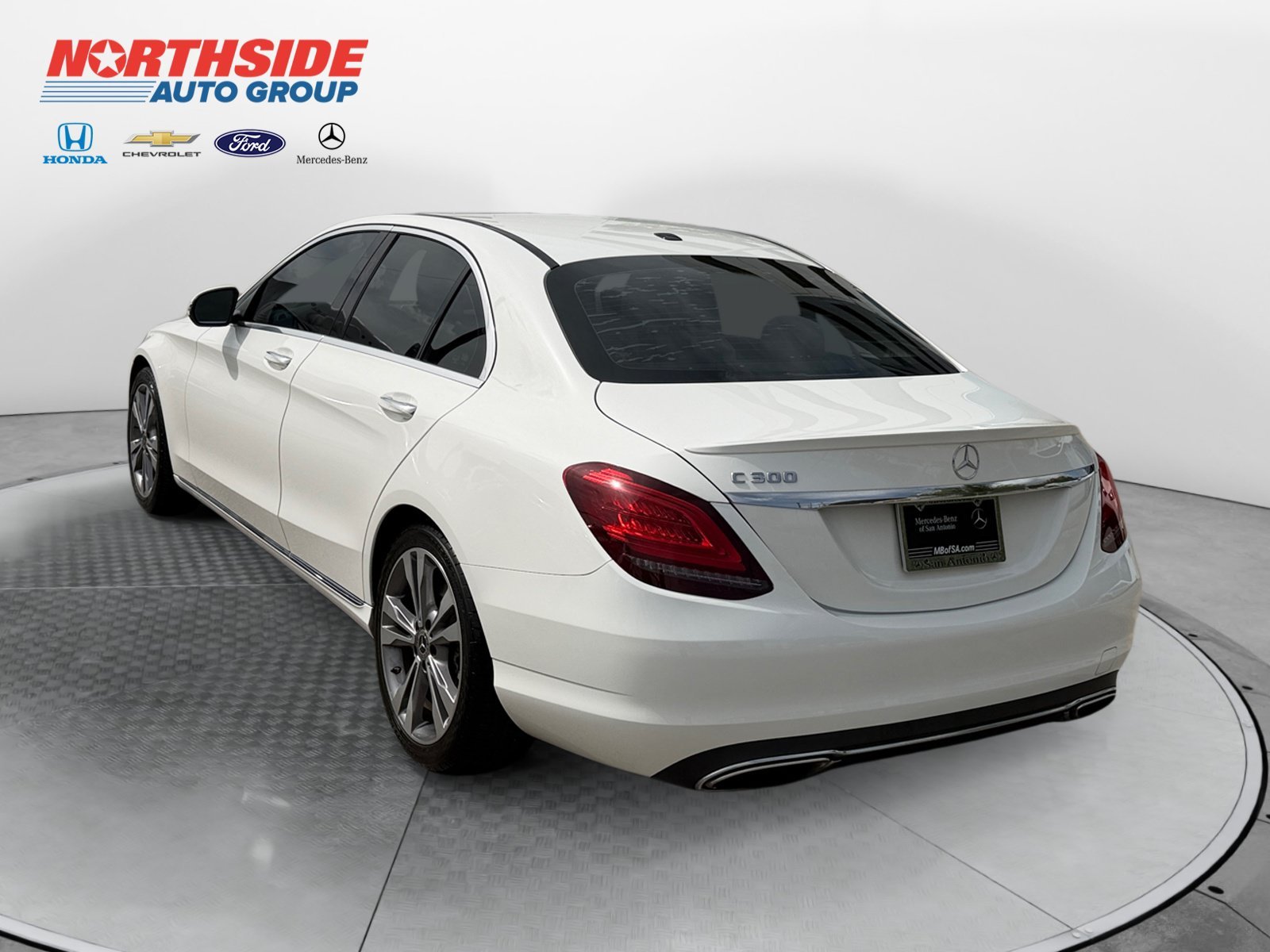 Used 2019 designo Diamond White Metallic Mercedes-Benz C 300 image 5