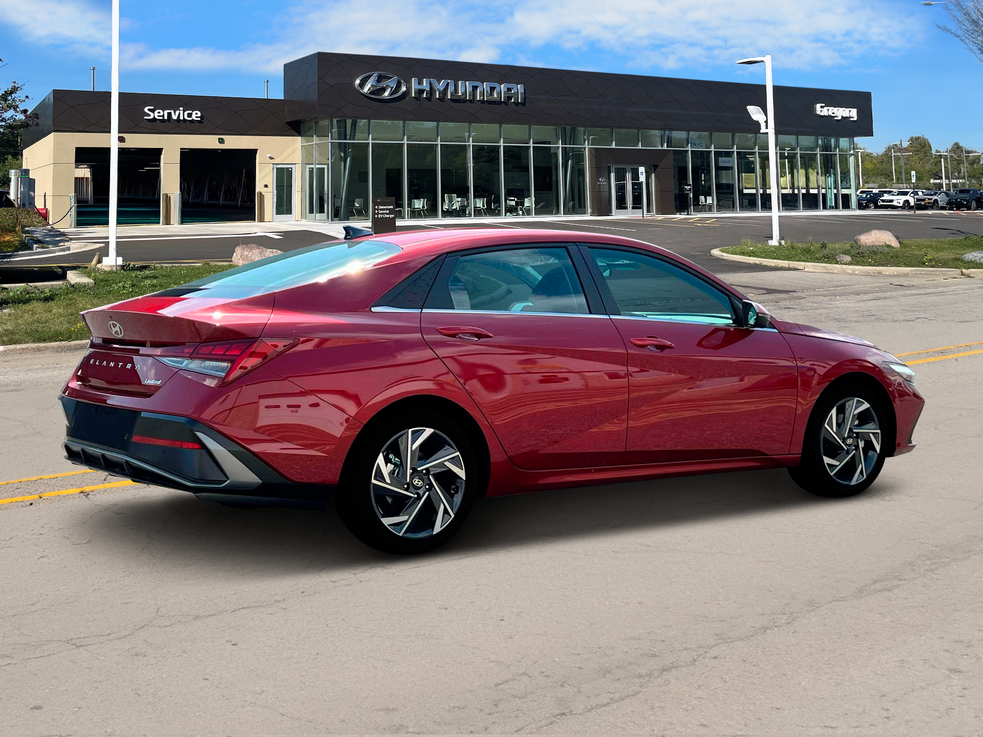 New 2025 Red Hyundai Limited image 8