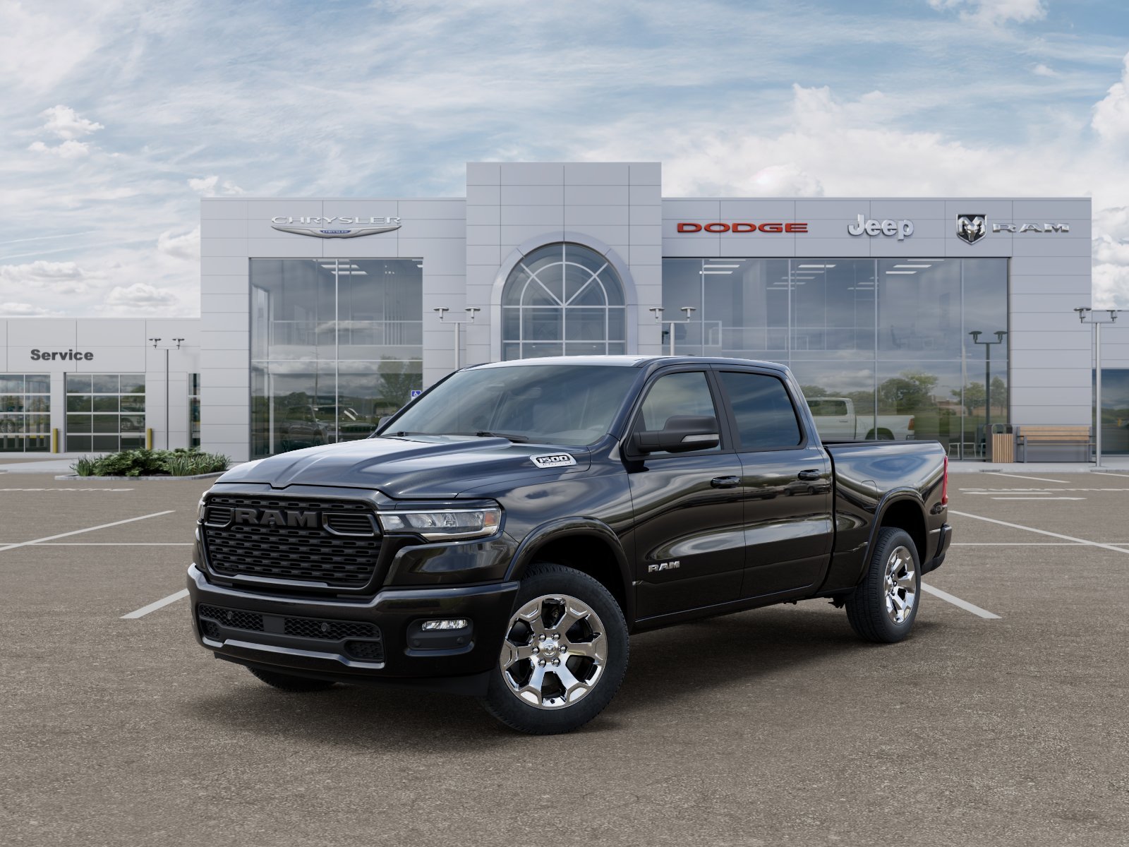 New 2026 Diamond Black Crystal Pearlcoat RAM Big Horn/Lone Star image 32