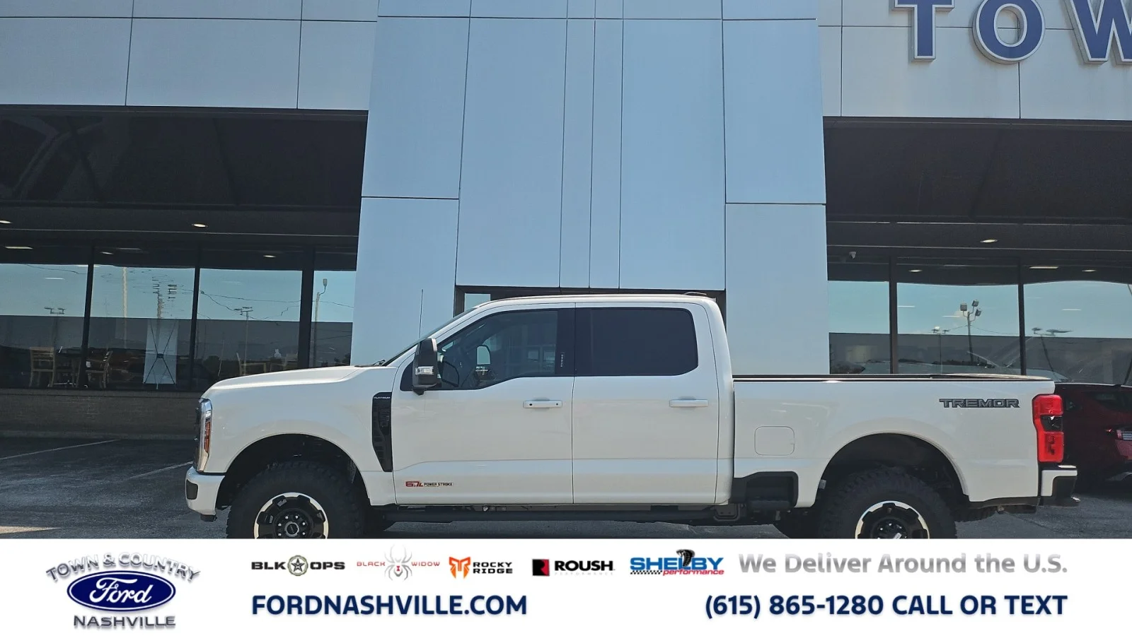 New 2026 Star White Metallic Tri-Coat Ford Platinum 4WD image 1