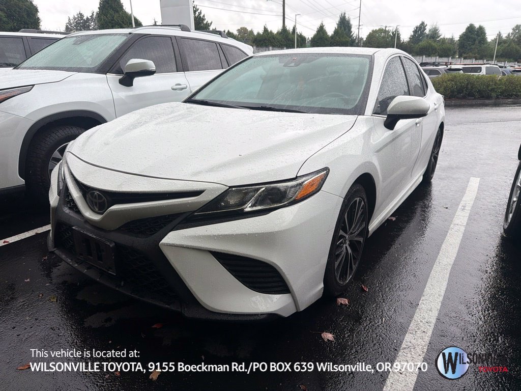 Used 2020 White Toyota SE image 1