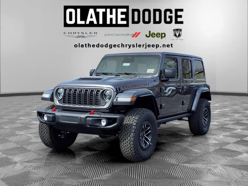 New 2026 Granite Crystal Metallic Clear-Coat Exterior Paint Jeep Rubicon X image 1