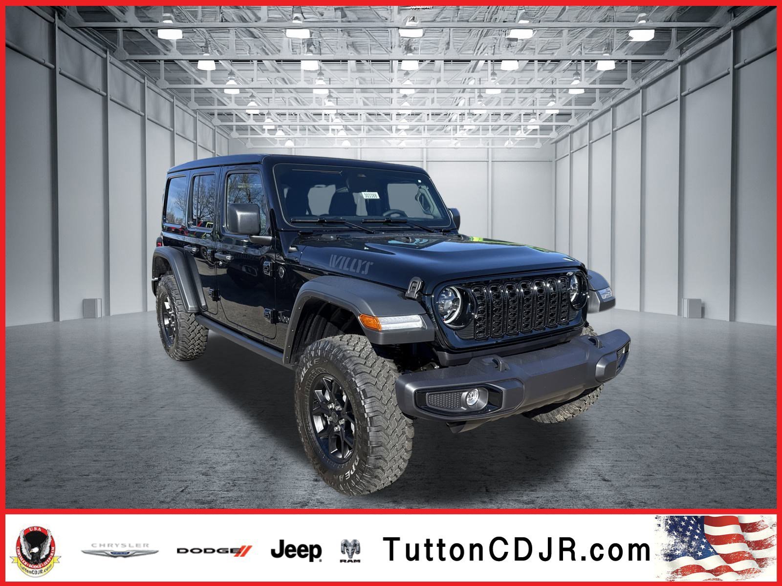 New 2026 Black Clearcoat Jeep Willys image 1