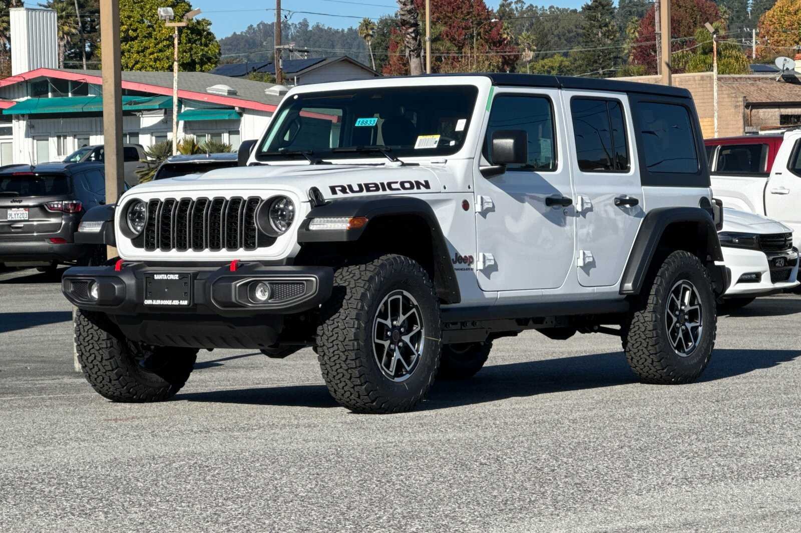 New 2026 Bright White Clearcoat Jeep Rubicon image 8