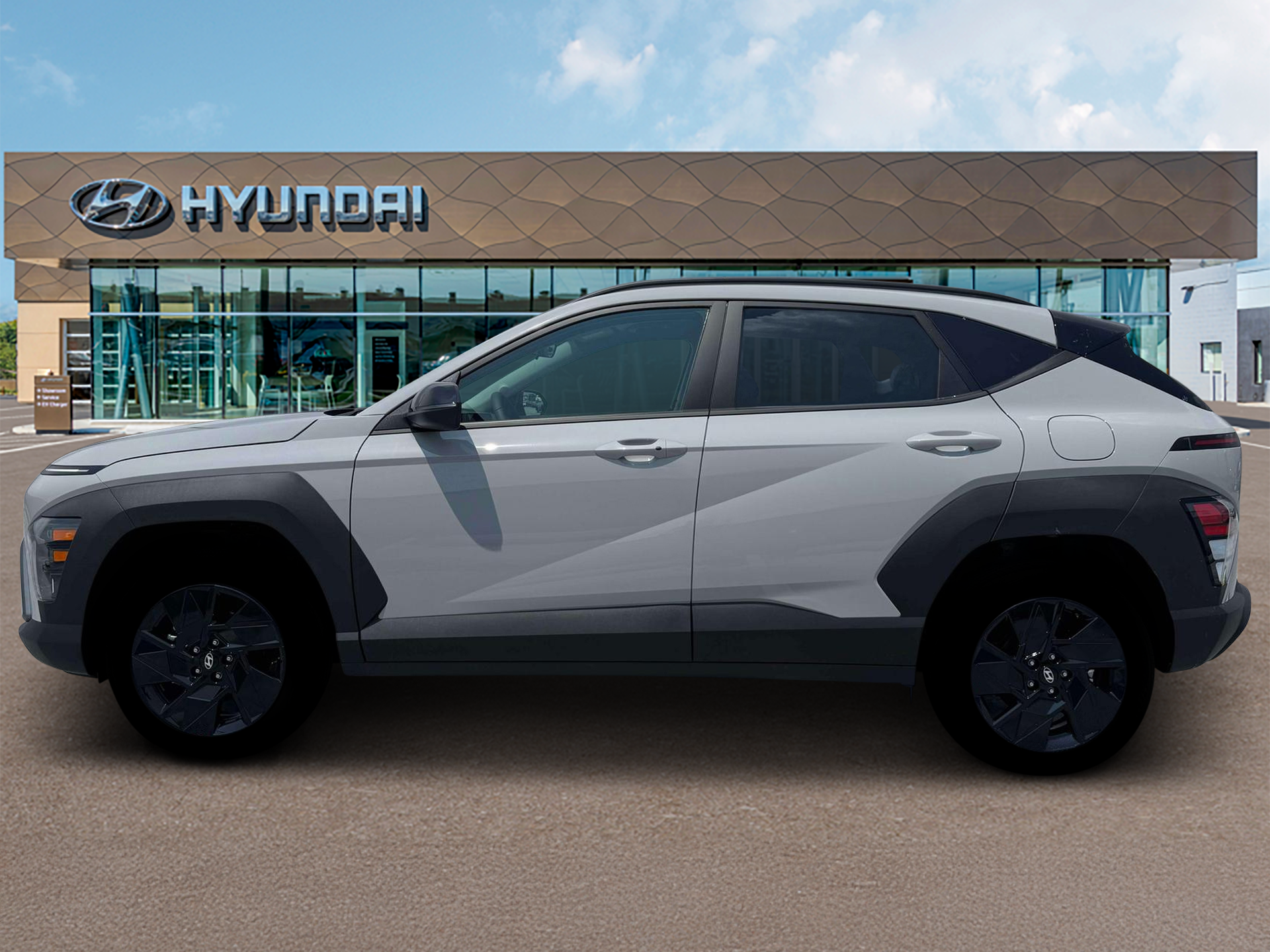 New 2026 Cyber Gray Metallic Hyundai SEL Sport FWD image 3