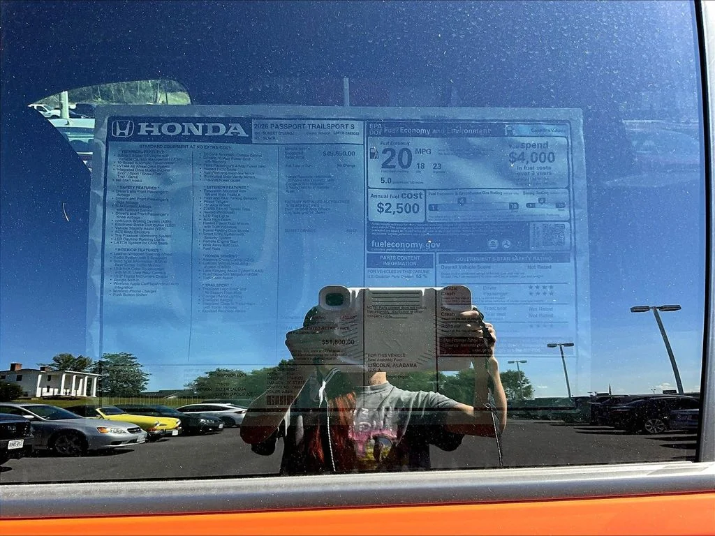 New 2026 Sunset Orange Honda TrailSport Blackout image 35