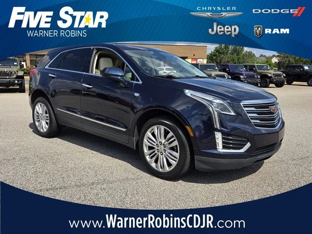 Used 2017 Blue Cadillac Premium Luxury image 1