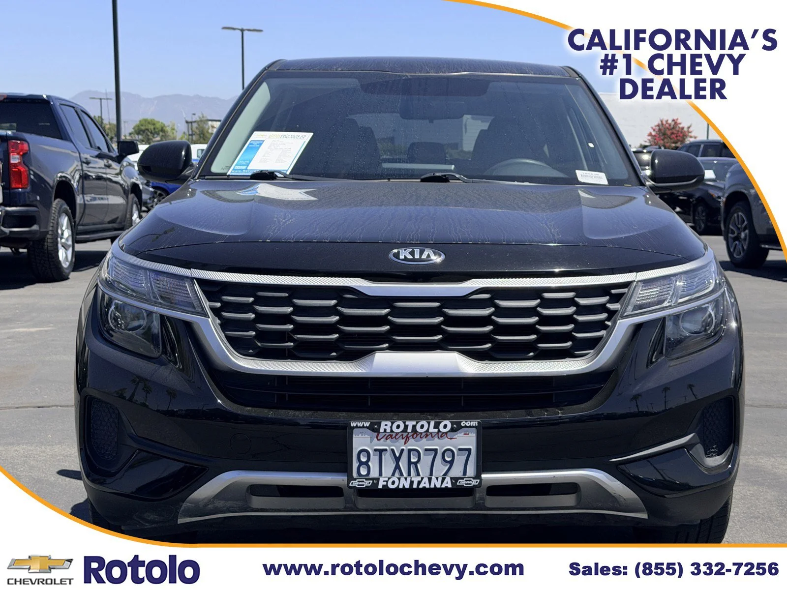 Used 2021 Kia Seltos LX with VIN KNDEPCAA3M7158808 for sale in Fontana, CA