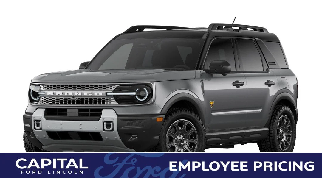 New 2026 Carbonized Grey Metallic Ford Badlands image 1