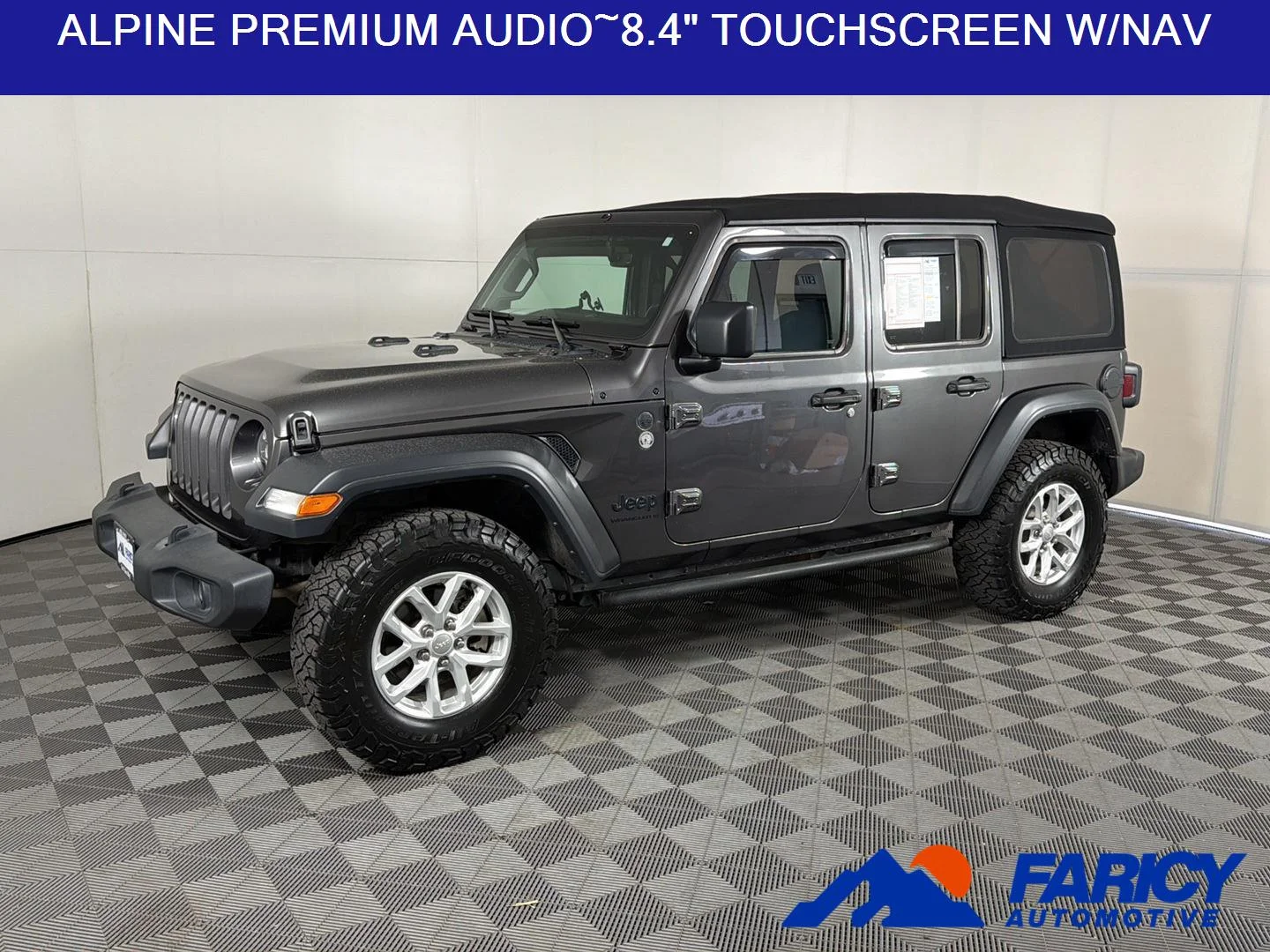 Used 2023 Granite Crystal Metallic Clearcoat Jeep Sport S image 1