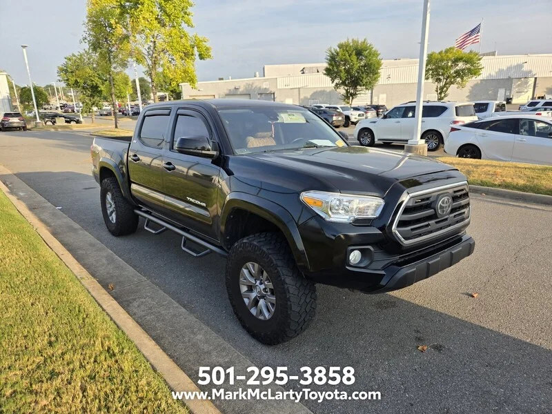 Used 2018 BLACK TOYOTA SR5 DOUBLE CAB 5
