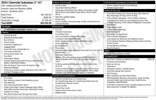 Certified Used 2024 Dark Ash Metallic Chevrolet LT image 49