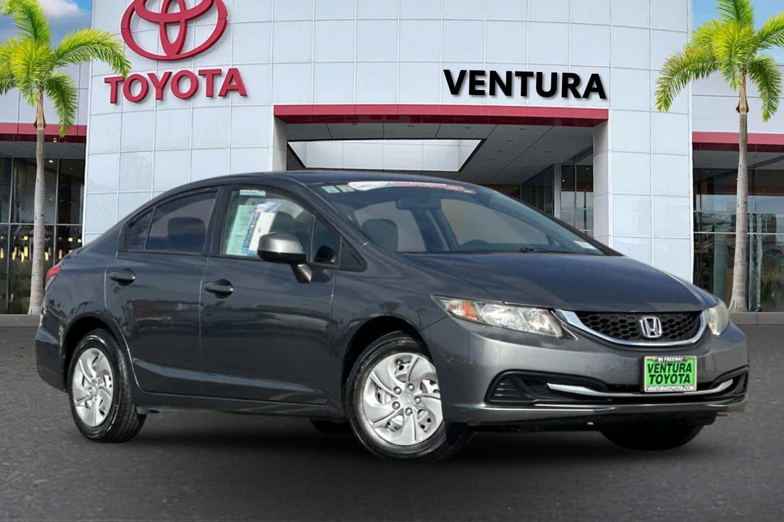 Used 2013 Honda Civic LX with VIN 19XFB2F55DE292759 for sale in Ventura, CA