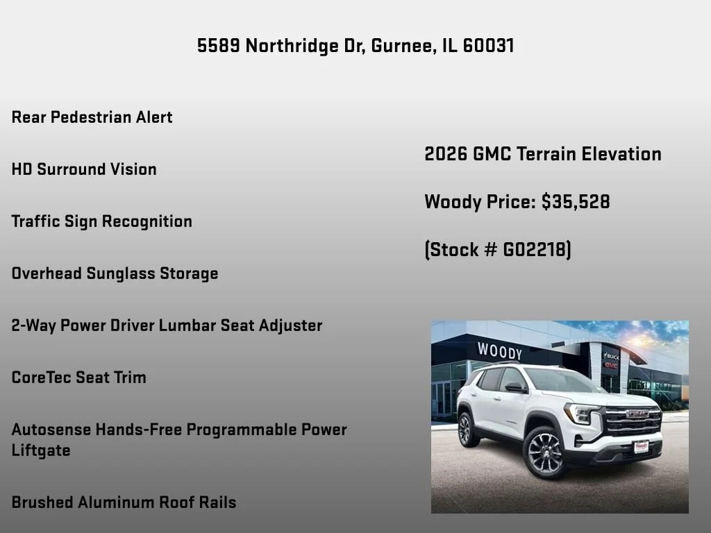 New 2026 Summit White GMC Elevation image 37